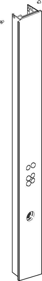 Hansa Duschpaneel HANSA 59913569 Grau 59913569