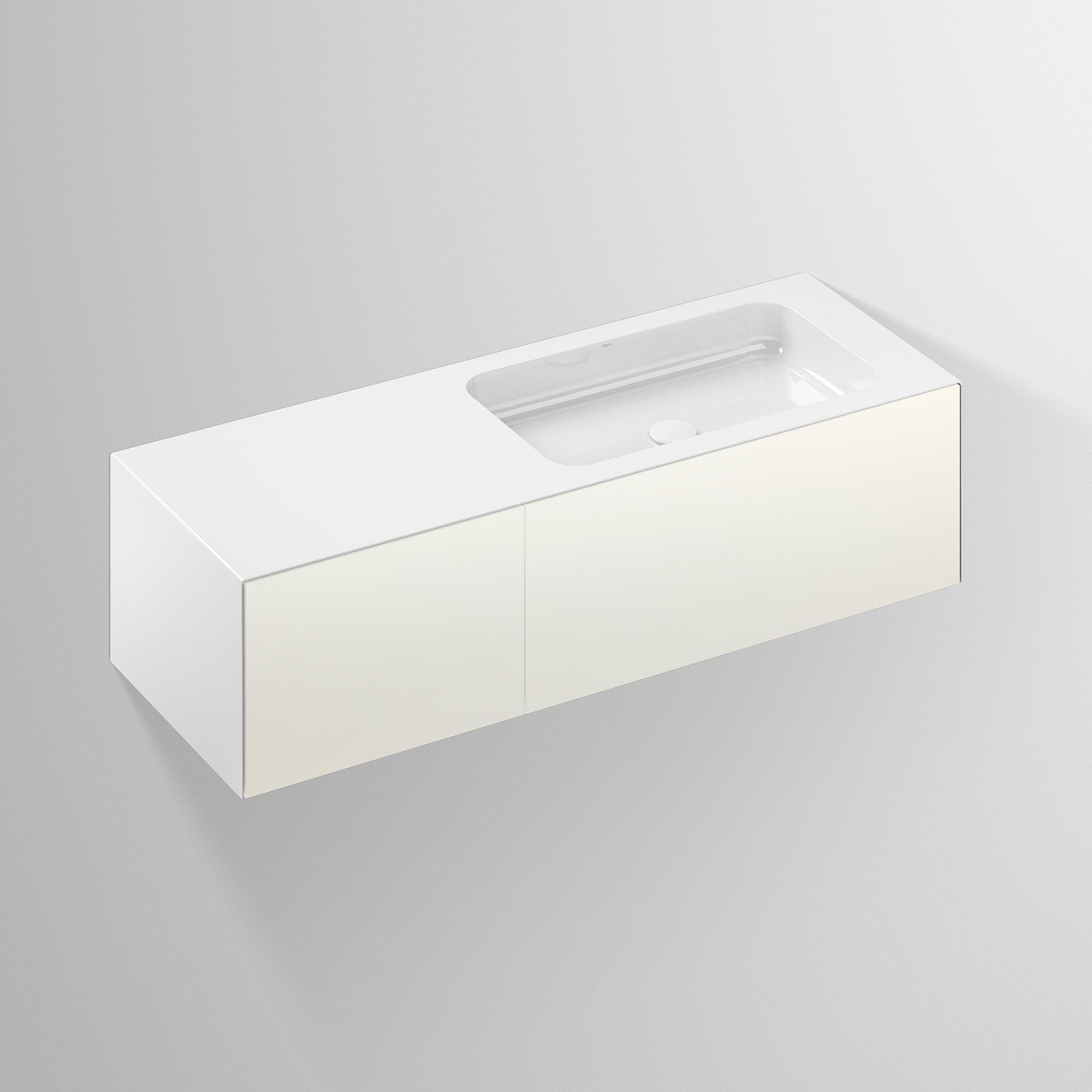 Alape Waschplatz Folio10 5159514 Lack seidenmatt Weiss 5159514000 Alape Waschplatz Folio10 5159514 Lack seidenmatt Weiss 5159514000