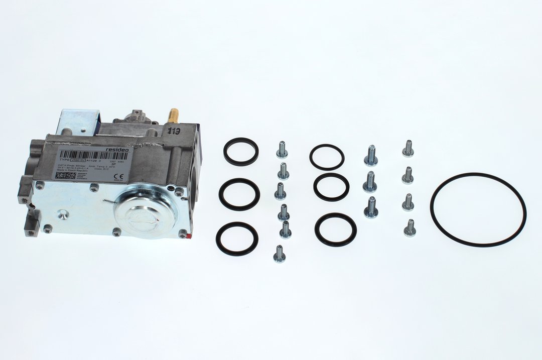 BOSCH Ersatzteil TTNR: 8738901525 Gasarmatur 3P (80-100kW) BOSCH Ersatzteil TTNR: 8738901525 Gasarmatur 3P (80-100kW)