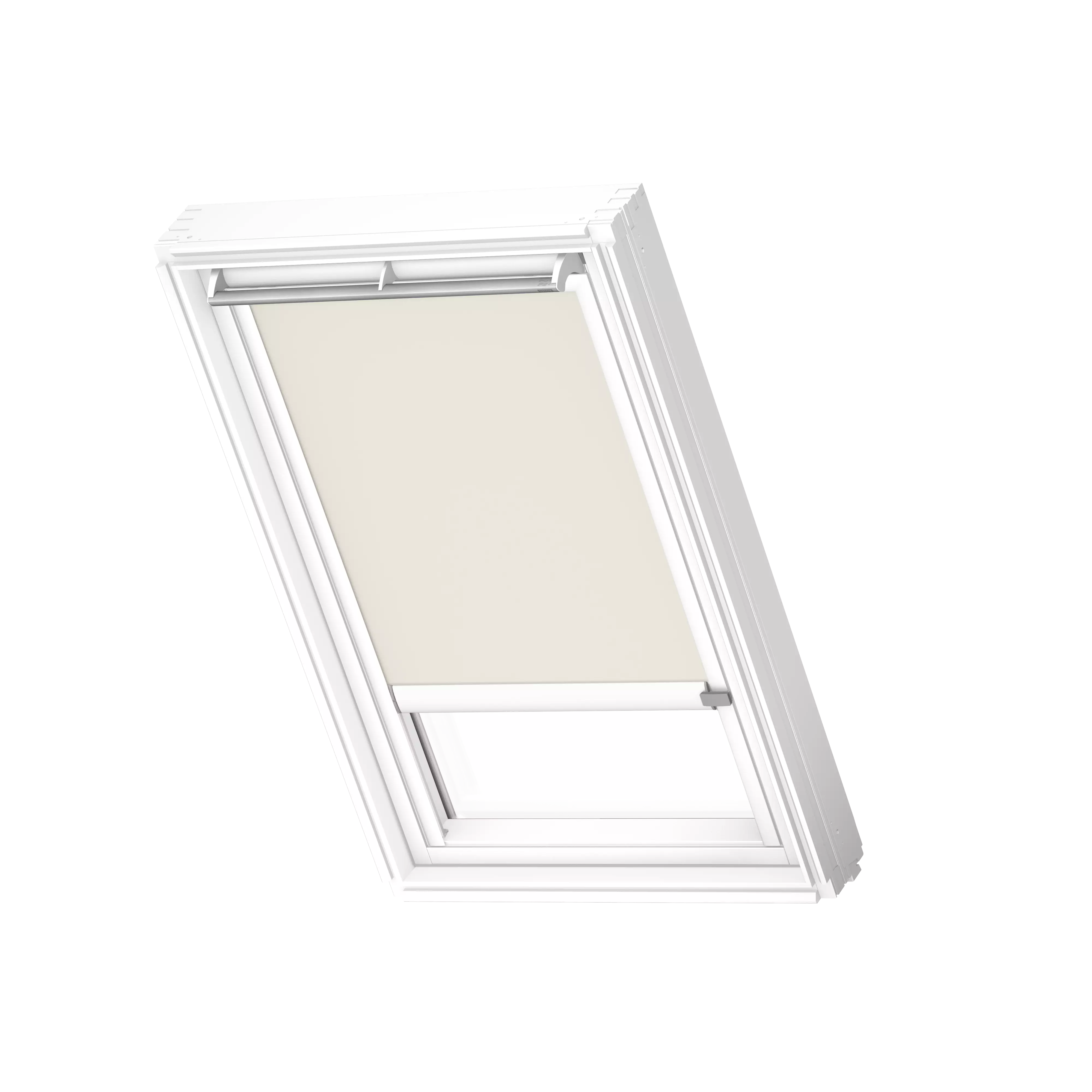 VELUX Verdunkelungs-Rollo elektro Hellbeige, weisse Schiene, Standard DML S08 1085KWL VELUX Verdunkelungs-Rollo elektro Hellbeige, weisse Schiene, Standard DML S08 1085KWL