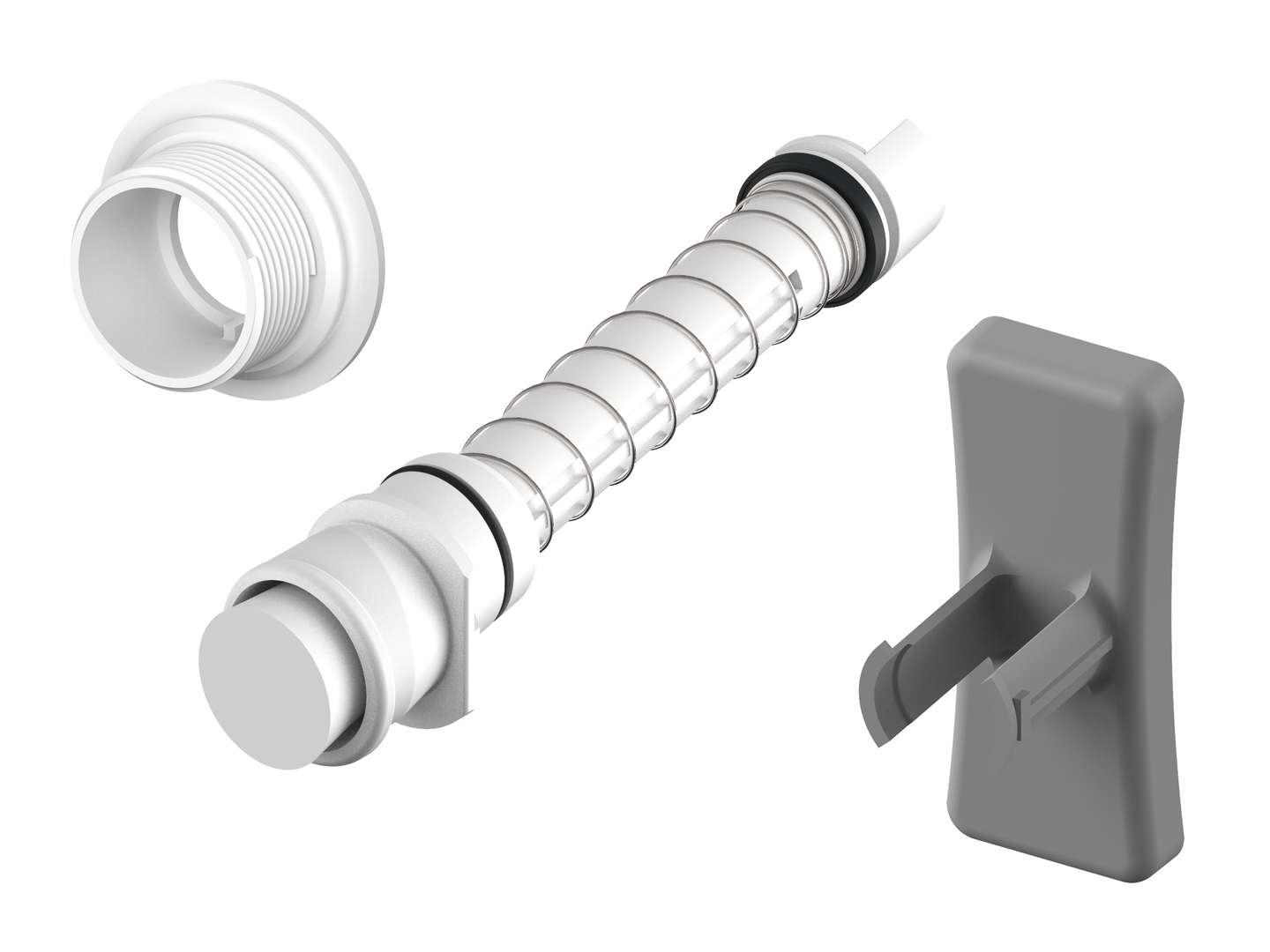 TECE-Duschstab-Komplettset, weiss 9820363 TECE-Duschstab-Komplettset, weiss 9820363