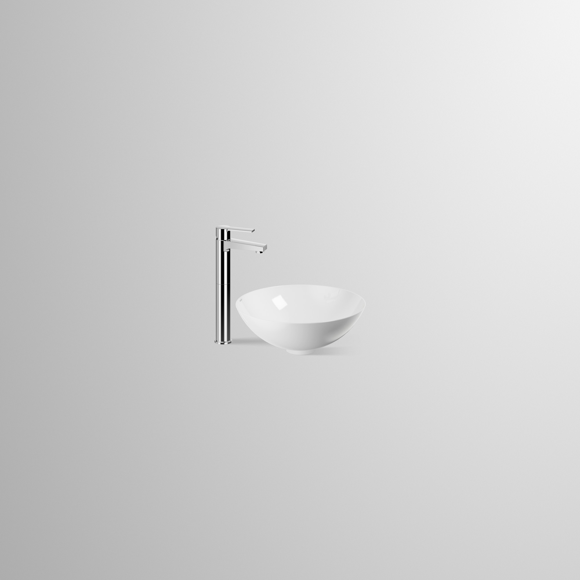 Alape SET.SB.K360.GS 0636001 Weiss, Armatur chrom 0636001000