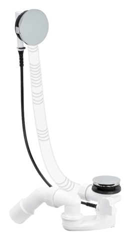 Villeroy Boch Ab- und ueberlaufkombination Zubehoer 200x315x130mm Verchromt U90960461