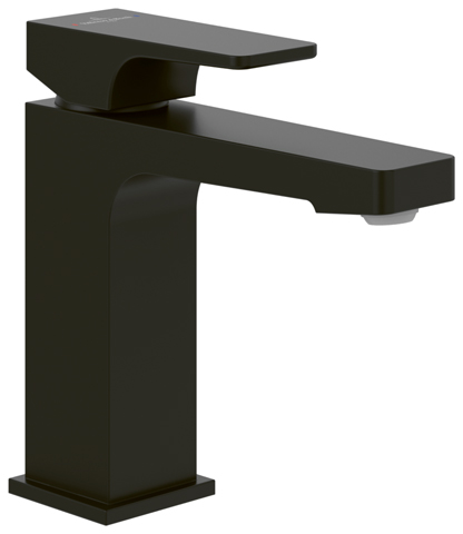 Villeroy Boch Eh-WaschtischArm Archit. Square TVW125004000 50x165x161mm Eckig Matt Black TVW125004000K5