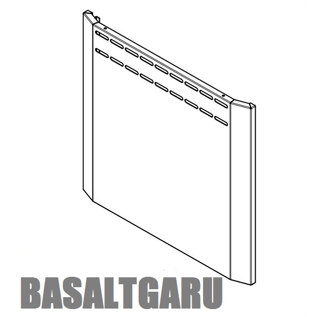 WINDHAGER De. vo. 18-30 be. basaltgr. FS Deckel vorne 18-30 beschichtet basaltgra 054104