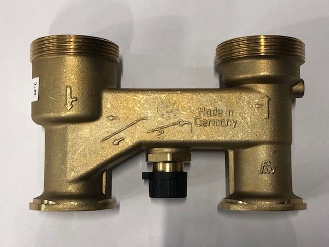 WINDHAGER Thermoregler DN32 /60?C zu SKR Thermoregler DN32 mit Bypass 60?C zu SKR 012299