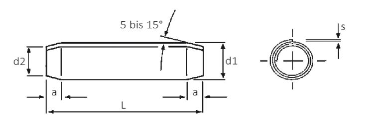 WINDHAGER Spiral Spannstift 4X30 DIN7344 Spiral Spannstift DIN 7344 - 4x30 018665