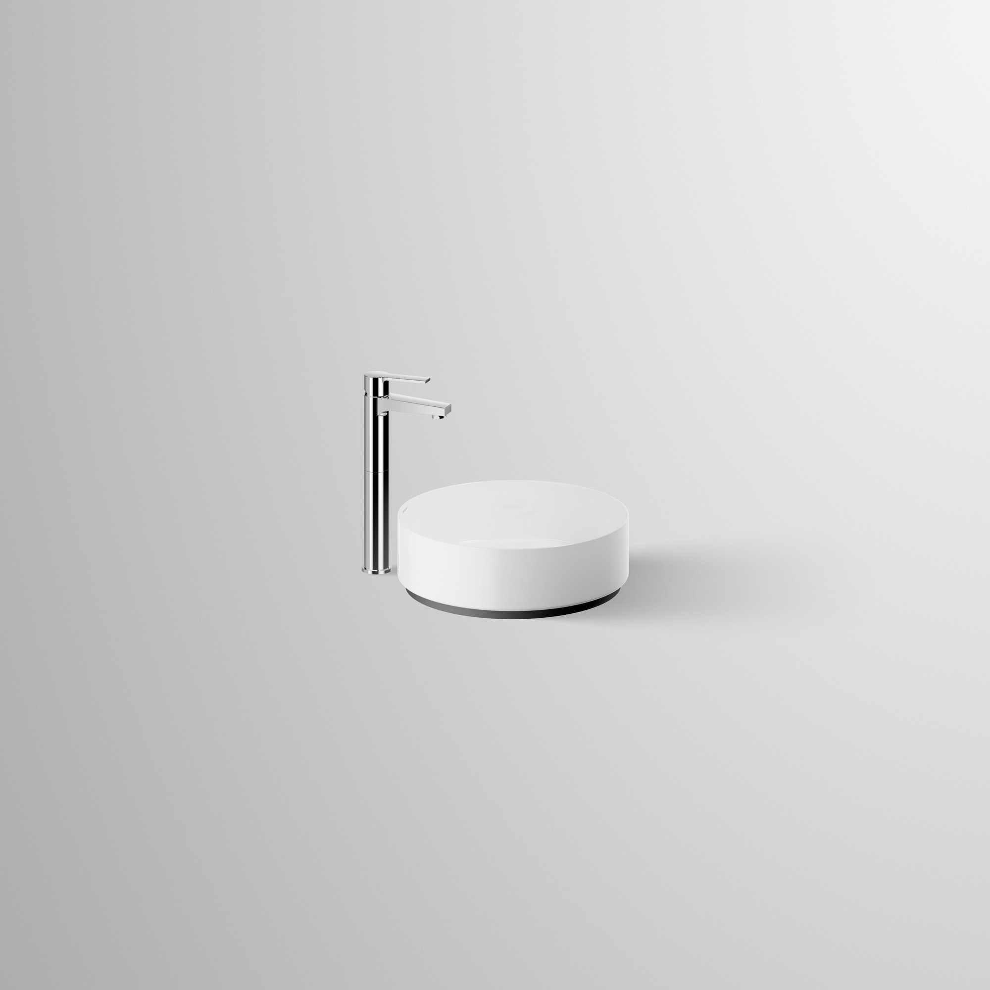 Alape SET.AB.KE375 0634001 Weiss, Armatur chrom 0634001000