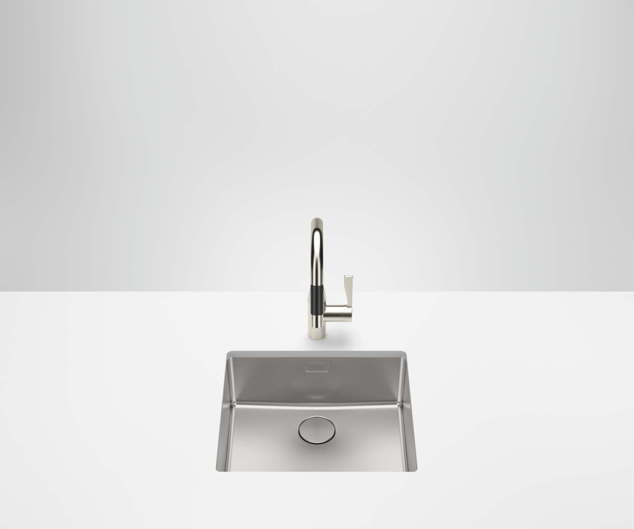 Dornbracht Einzelbecken SERIENNEUTRAL 38450004 Edelstahl gebuerstet 38450004-86