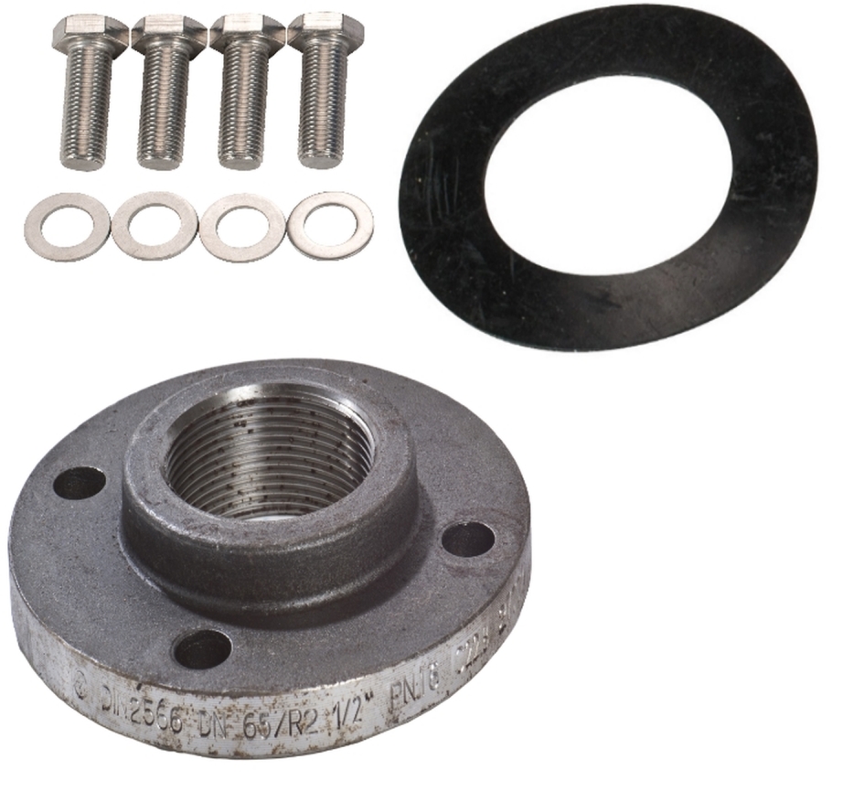 KSB Flansch R 1 1/2", 1.4541 mit Schrauben und Scheiben 18040969 KSB Flansch R 1 1/2", 1.4541 mit Schrauben und Scheiben 18040969