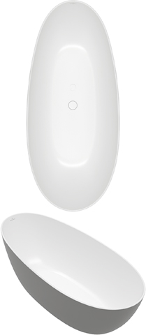 Villeroy Boch Badewanne Antao UBQ170TAO7TF2BCV 1700x750mm freist. Colour On Demand Stone White 170TAO7TF2BCVRW