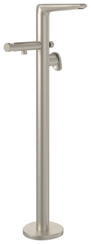 Villeroy Boch Einhebel-Badewannenarmatur Antao 155x240x880mm Rund Brushed Nickel Matt TVT11100400064 Villeroy Boch Einhebel-Badewannenarmatur Antao 155x240x880mm Rund Brushed Nickel Matt TVT11100400064