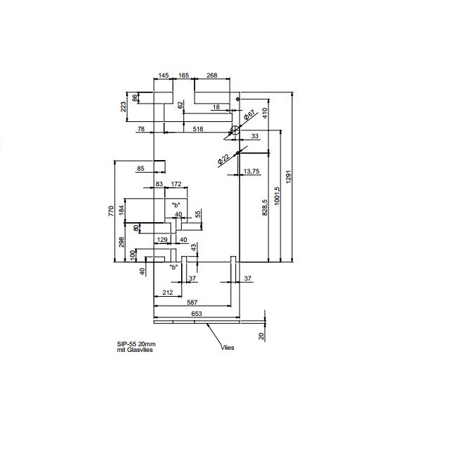 WINDHAGER Isolierung hinten oben PW72-10 Isolierung hinten oben PW72-103 053846
