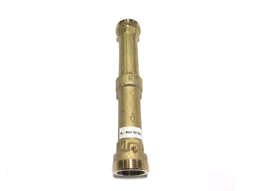WINDHAGER RueCKL.ROHR 2X1 1/2,262 F. SKL Ruecklaufrohr 2x1 1/2-AG, DN25, L=262 mm, 012089