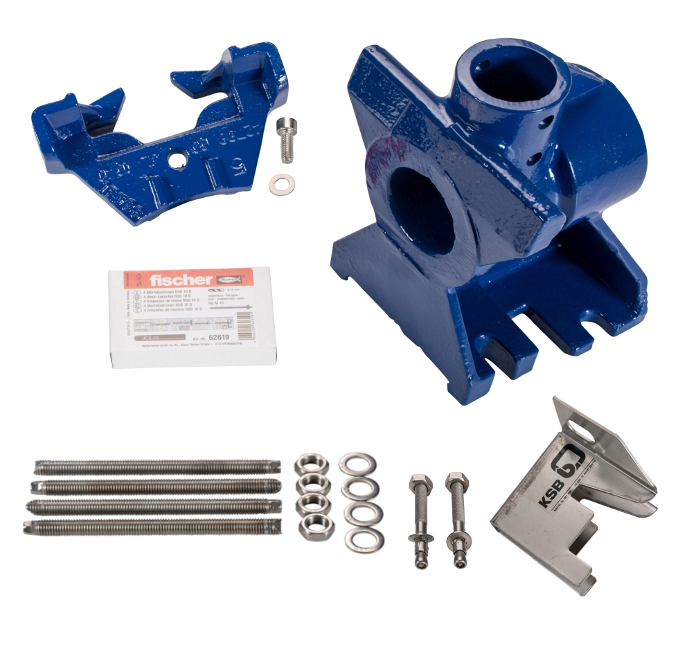 KSB Flanschkruemmer mit Fuss Stangenfuehrung, DN 50 / 2" 39021182 KSB Flanschkruemmer mit Fuss Stangenfuehrung, DN 50 / 2" 39021182