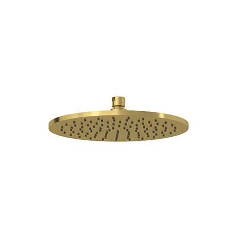 KLUDI A-QA Tellerkopfbrause 250 mm flache Ausfuehrung brushed gold 64325N0-00 KLUDI A-QA Tellerkopfbrause 250 mm flache Ausfuehrung brushed gold 64325N0-00