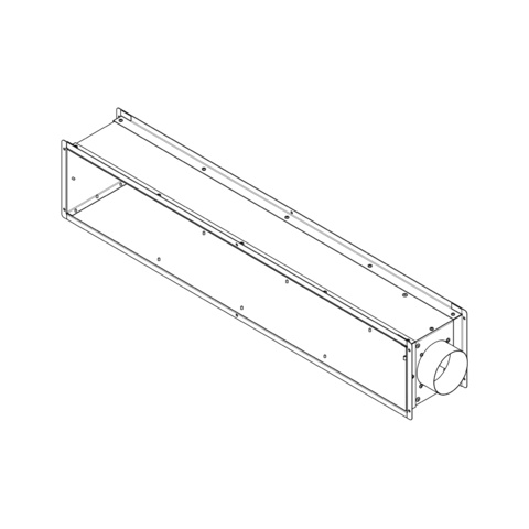 Kampmann Ansaugkasten Venkon BG:61 mit Primaerluftstutzen DN100, beigestellt 14865BBB0107