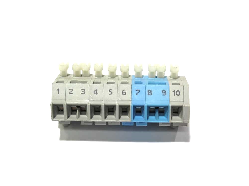 WINDHAGER WAGO-BLOCK 261 1-10 Wagoblock 261 10 pol. "Sicherheitsblock" 007025