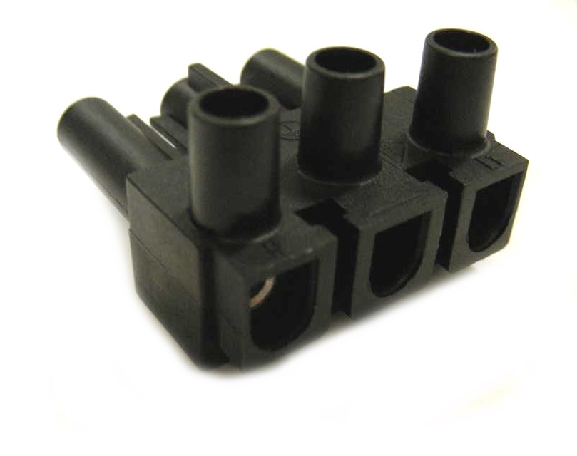 WINDHAGER STECKER ST18/3S SW Stecker ST18/3S sw 3-polig 009318