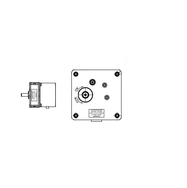 WINDHAGER Motor fuer Entaschung 7,3 rpm 1 Motor fuer Entaschung 7,3 rpm 10Nm 012563
