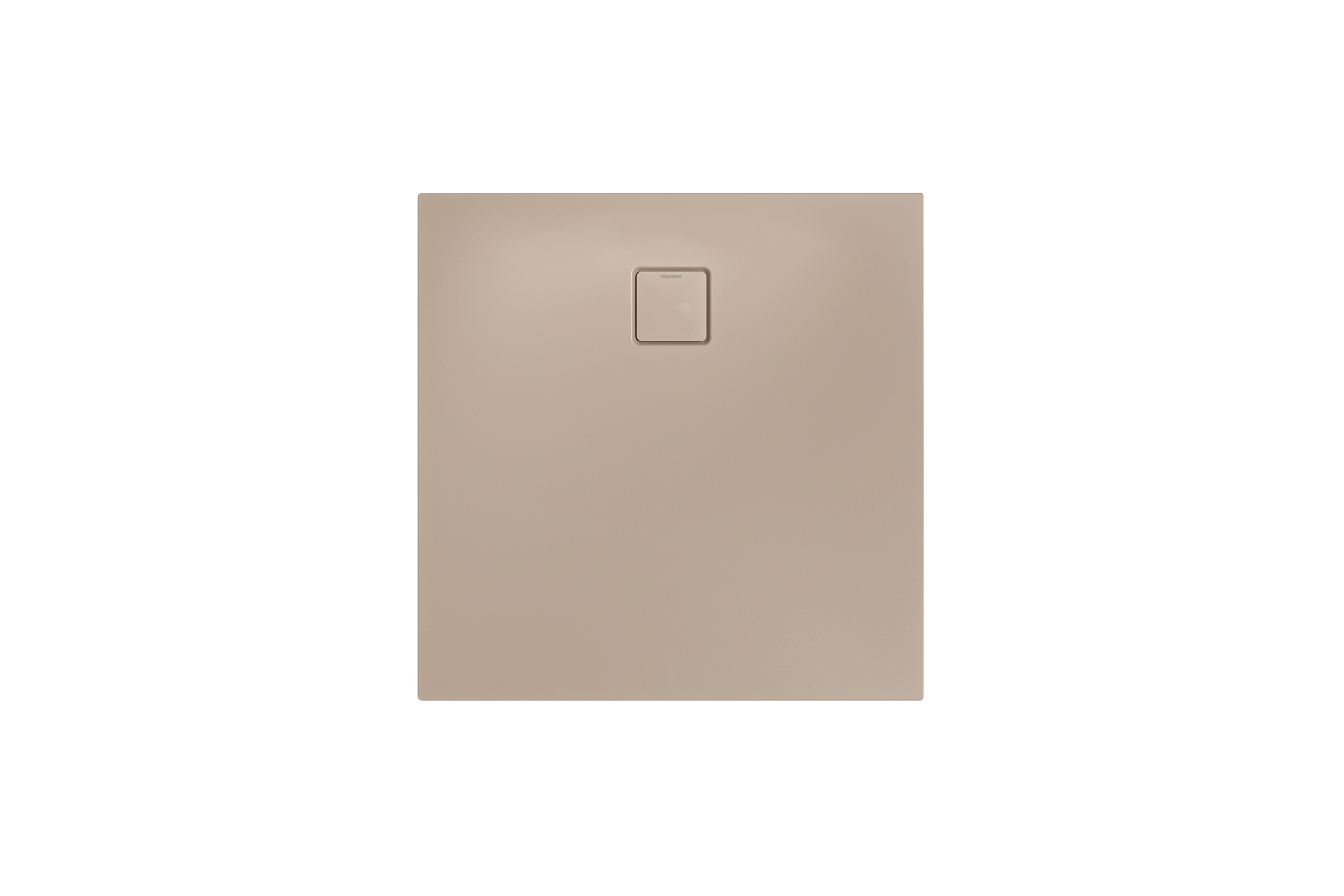 Kaldewei Duschwanne ALUVIA Mod.3253,900x900x20mm,warm beige 40,Invisible Grip,SolidLite 325311111662