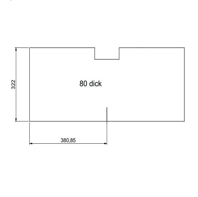 WINDHAGER Is.hi.un. LWP2 36/50 Isolierung hinten unten LWPT36-50 053986