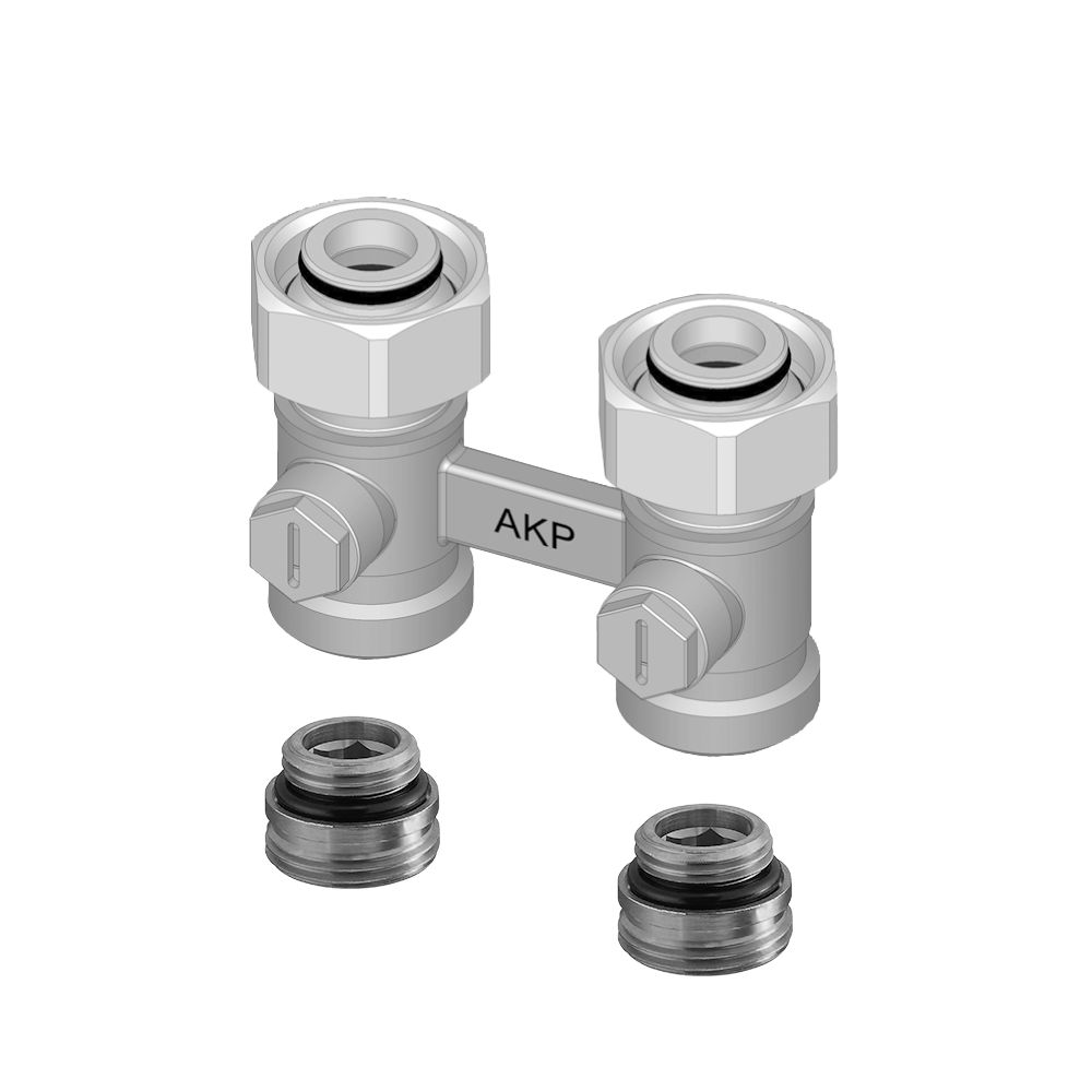 Anschlussverschraubung f.2-Rohr Anlagen G 1/2' auf G 3/4', Durchgaengig, AKP ZV02670001 Anschlussverschraubung f.2-Rohr Anlagen G 1/2' auf G 3/4', Durchgaengig, AKP ZV02670001