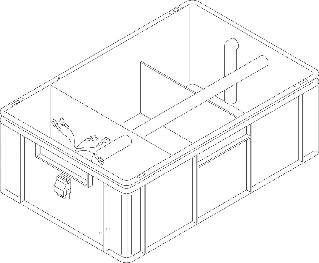 BOSCH Ersatzteil TTNR: 63045221 Behaelter NE1.1 V2 (=2 Druckschalter)