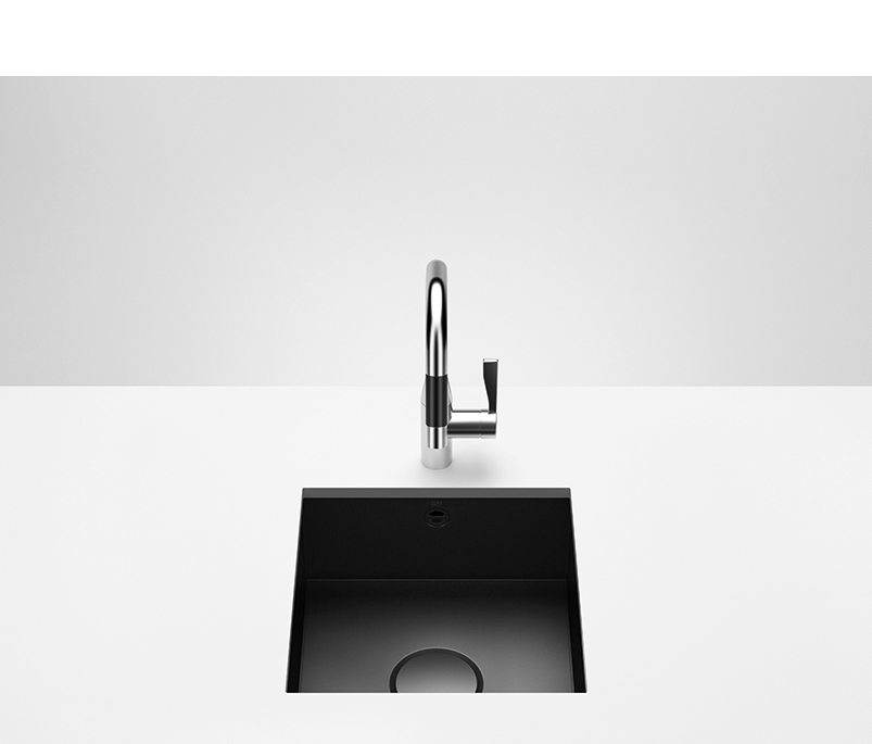 Dornbracht Einzelbecken SERIENNEUTRAL 38400002 Schwarz matt (71) 38400002-71