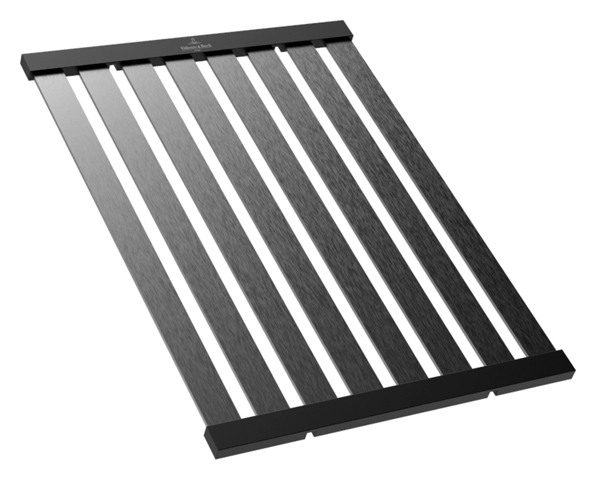Villeroy Boch Abtropfgitter faltbar Zubehoer 480x347x13mm Eckig Anthracite 9K130005