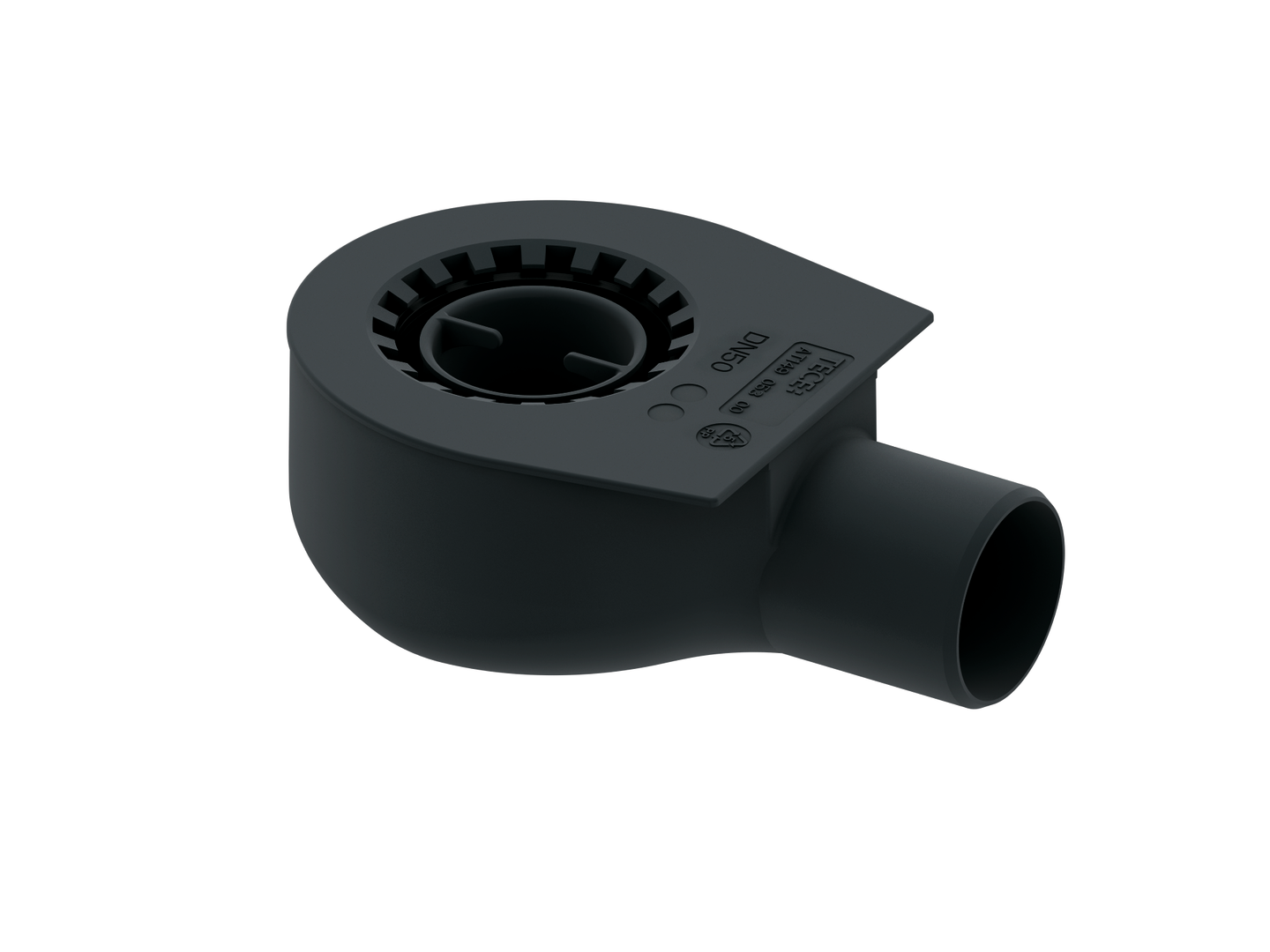 TECEdrainline Ablauf "flach" DN 50 Auslauf seitlich, 0,8 l/s 650000