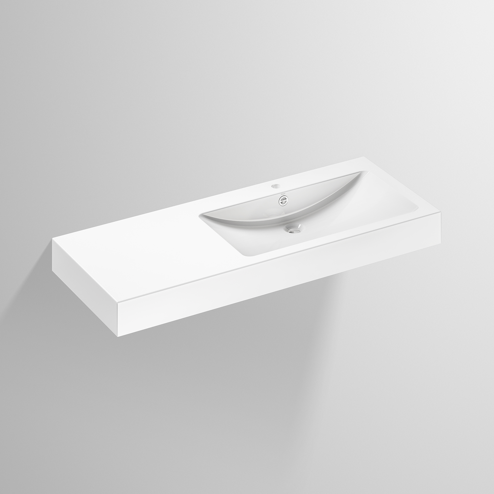 Alape Waschtisch GR1250H.R 4289200 Weiss 4289200000