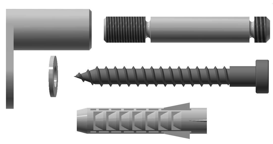 Abstandshalter-Set 9 RAL9016 ZB03470001