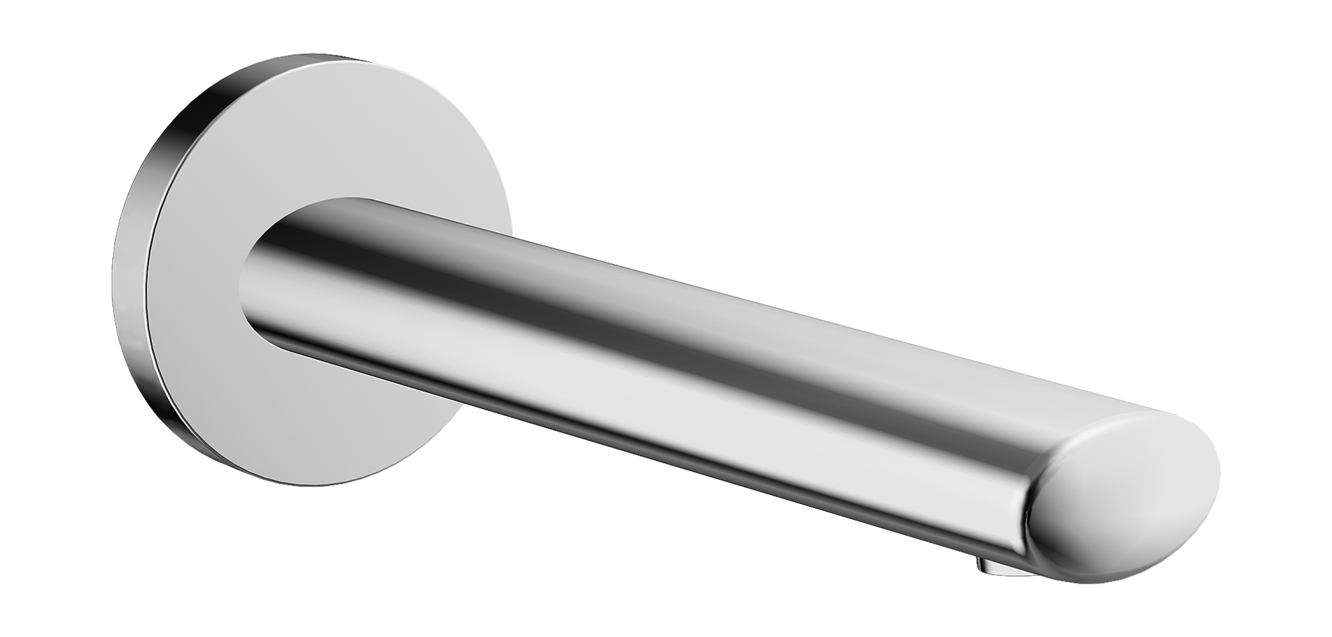 Hansa Auslauf HANSARONDA 0582 Ros. eckig Ros. rund L=180 Ausld. 180 mm DN15 chr 05822172