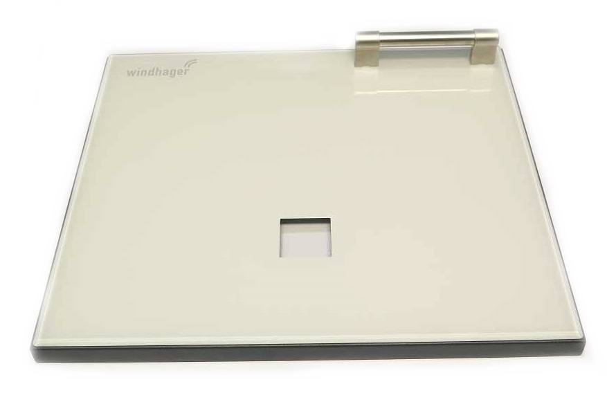 WINDHAGER HT-BOMBE RE. WEIss MO. VEP Heiztuerfront (Glas) signalweiss VEK170, V 046895