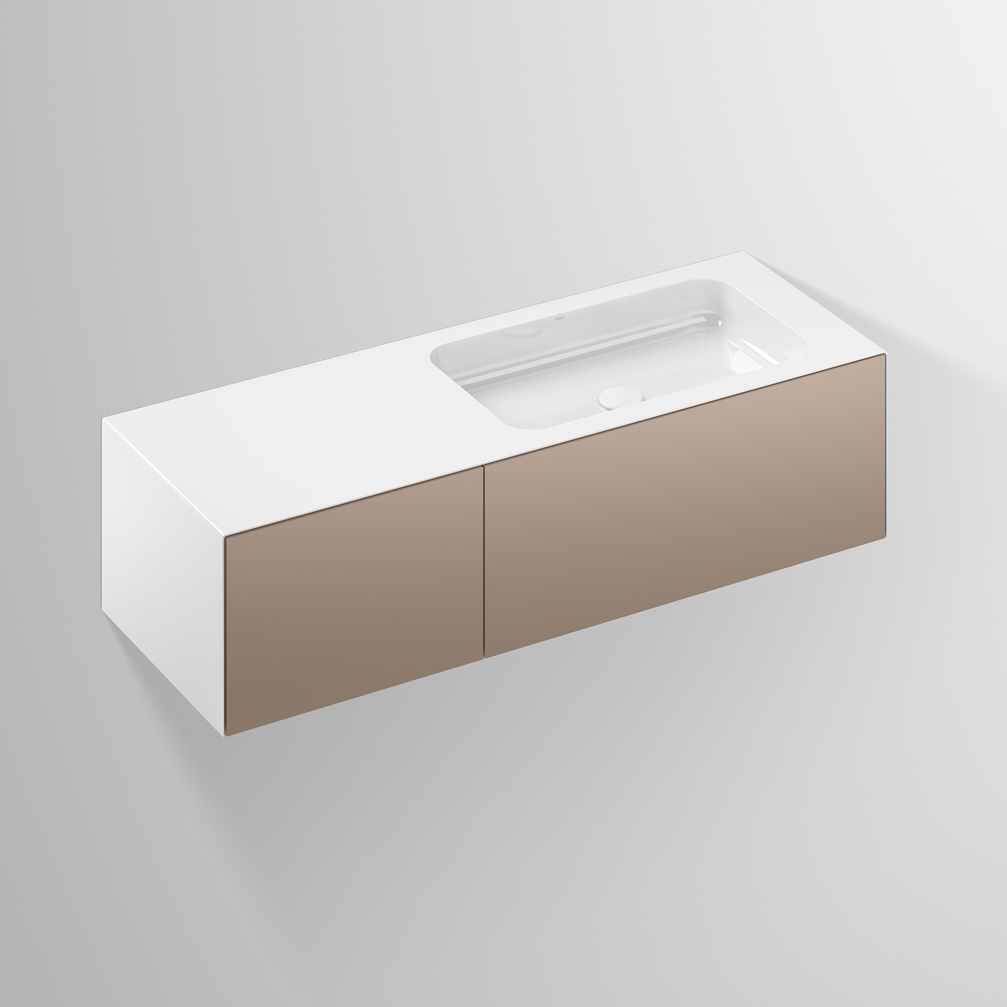 Alape Waschplatz Folio10 5159511 Lack seidenmatt Mondstein 5159511000