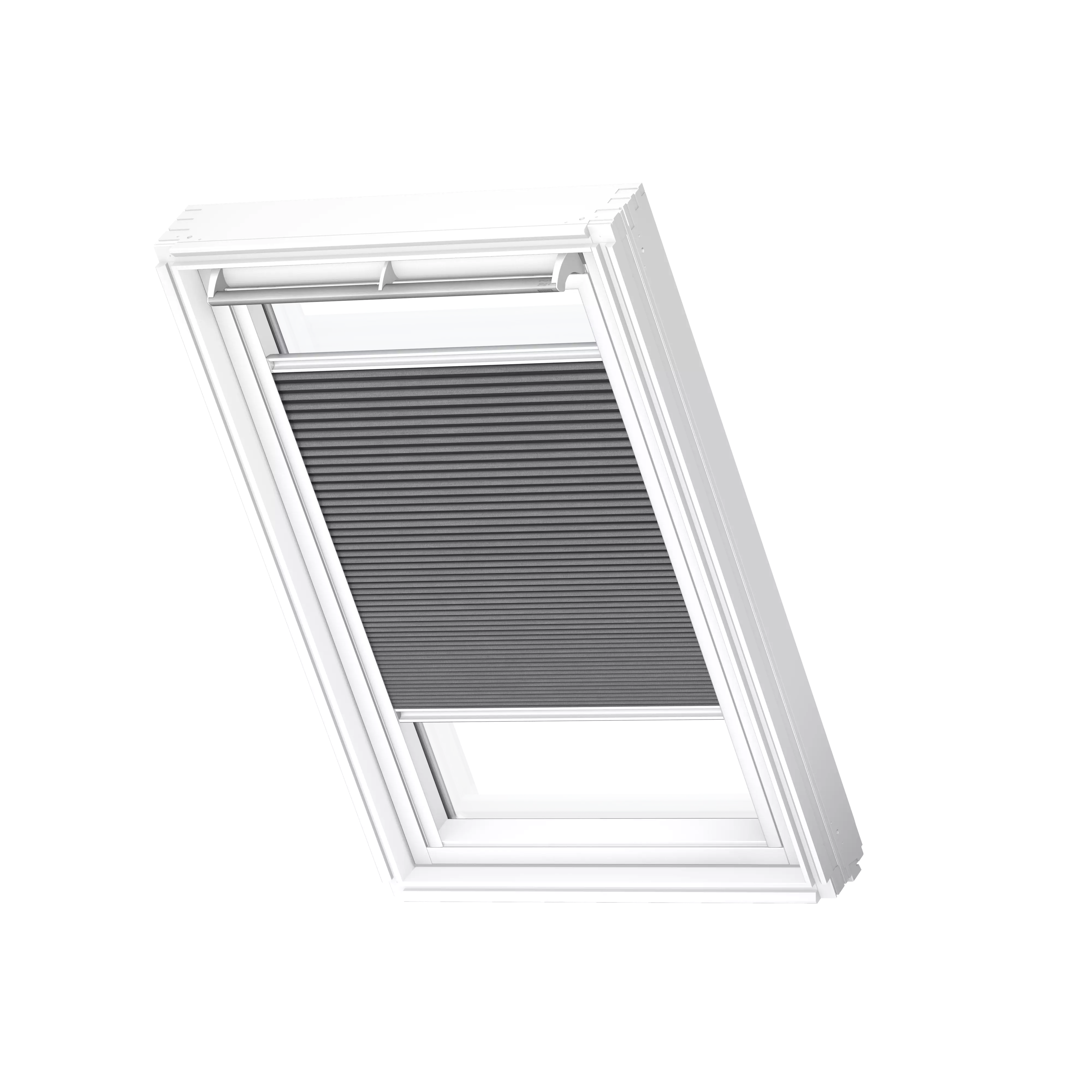 VELUX Wabenplissee Grautaupe, weisse Schiene, Premium FHC P08 1170SWL VELUX Wabenplissee Grautaupe, weisse Schiene, Premium FHC P08 1170SWL