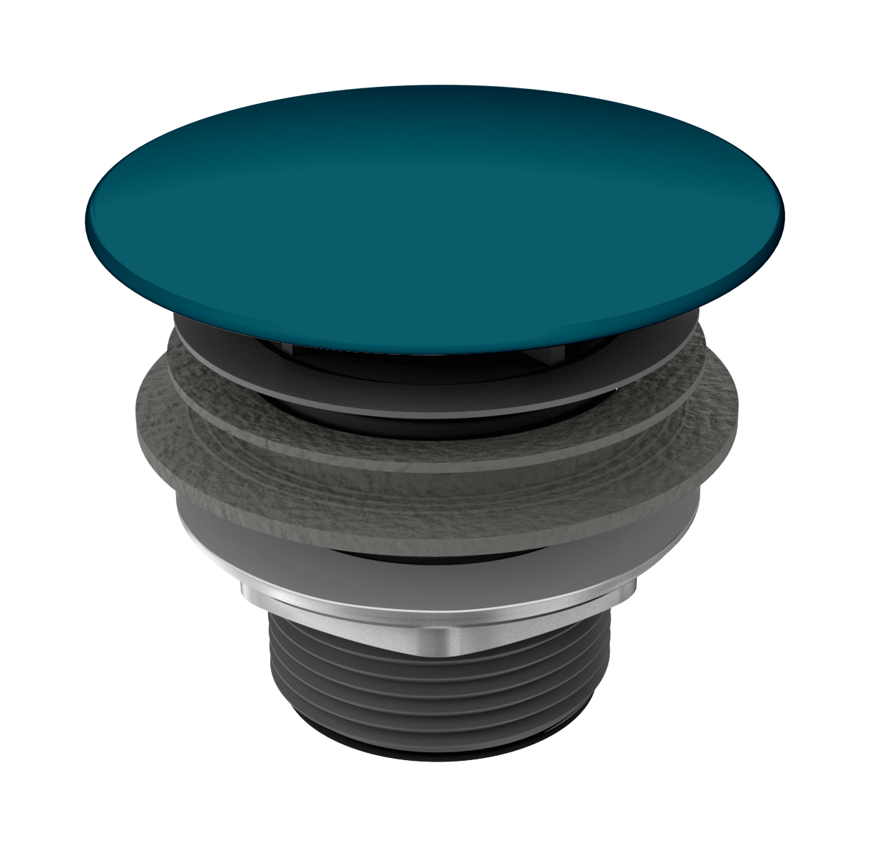 Kaldewei Permanentablaufventil Mod. 3904 mit emaill. Deckel,rund,deep dream 905800000678