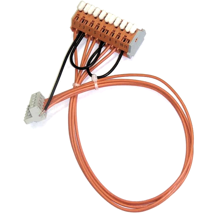 WINDHAGER BLOCK 6/7 11pol.vm. WAGO-Block 6/7 SNX, 11pol. orange (f.Kle 040926