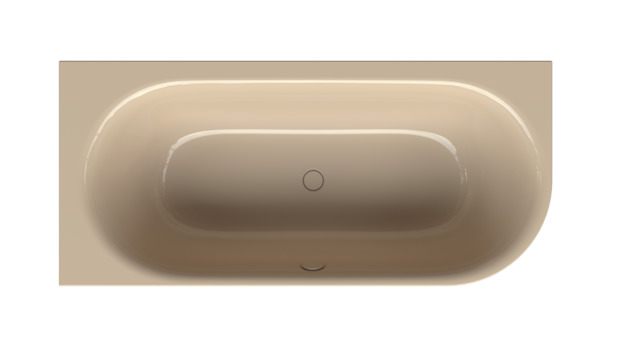 Bette Badewannen Eck Sonderform Lux Oval IV Silh Bah. beige 1750x800x450/575mm 3425-003CERVS