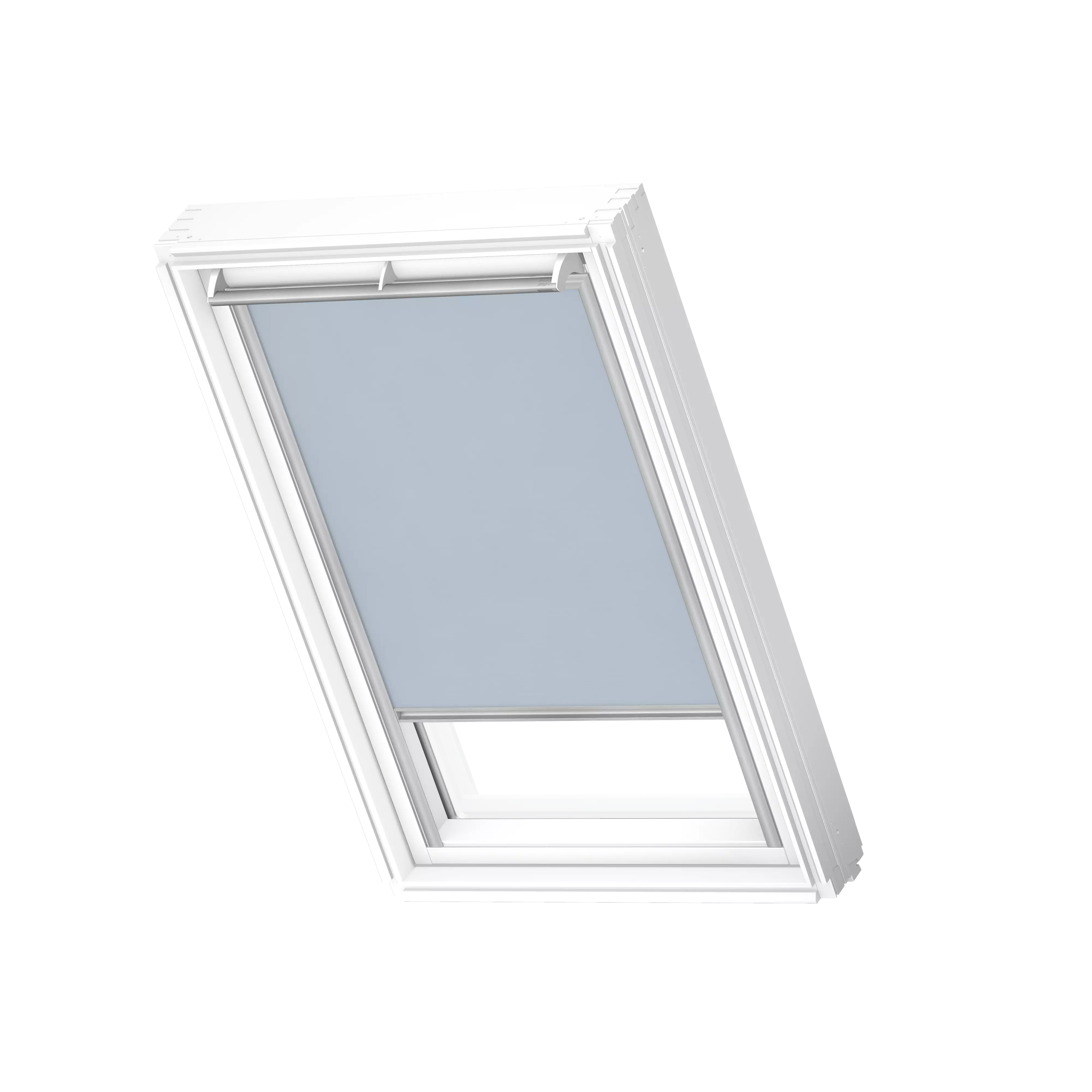 VELUX Rollo manuell Himmelblau, alu Schiene, Premium RFL S08 4166S