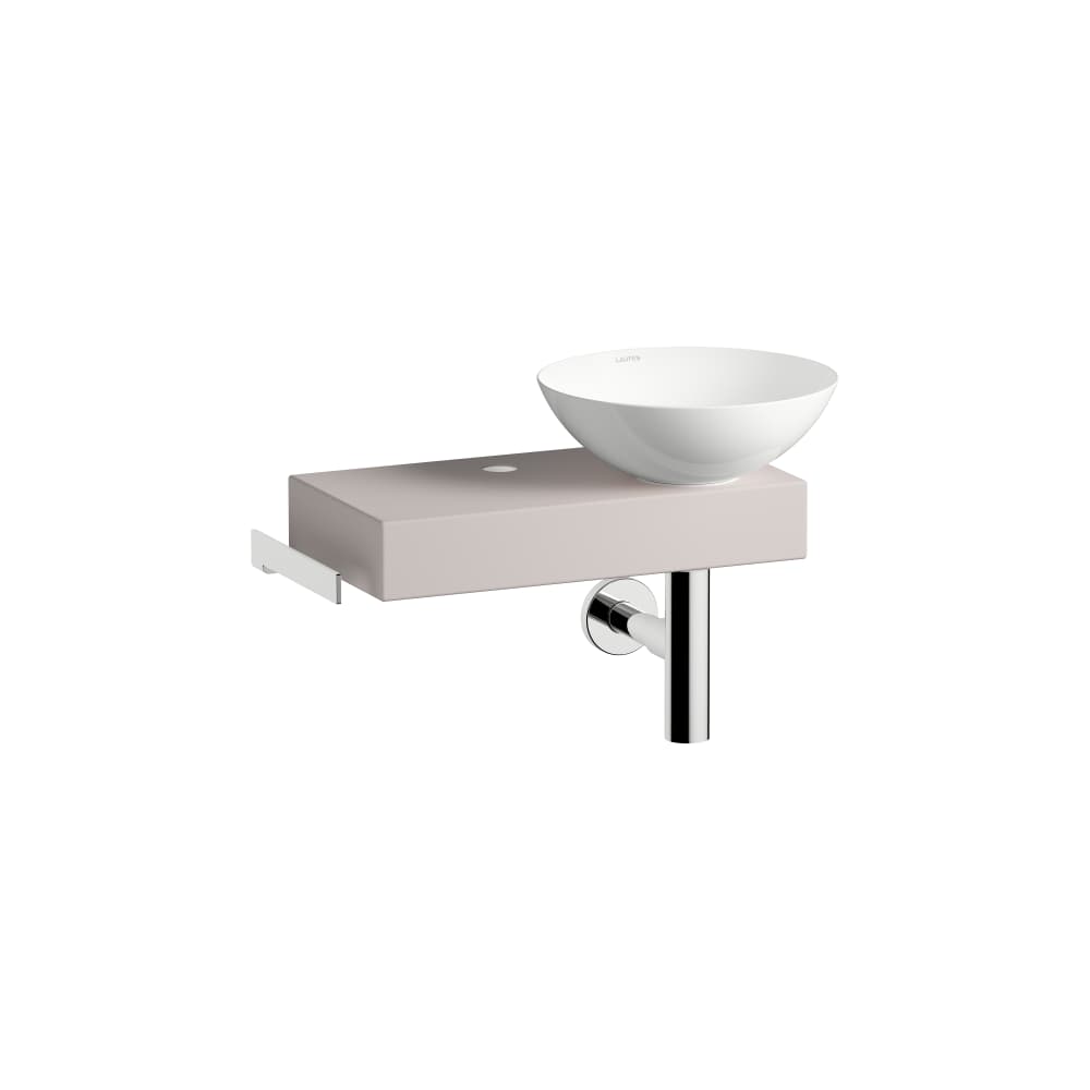 Laufen Pack PICCOLO NOVO 555x320x400 WT-Schale li +Plt m.Zub. 1Hl. o.uel. Oyst H561PN37081111