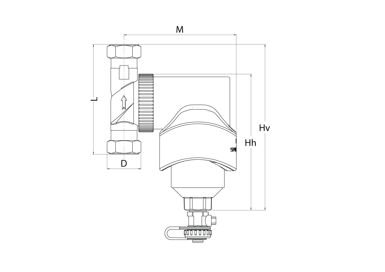 Spirotech Schlammabsch. SpiroTrap MB3 m. Magnet 1 1/2"IG,horiz.+vertikal, 10 bar, 110 Gr UE150WJ Spirotech Schlammabsch. SpiroTrap MB3 m. Magnet 1 1/2"IG,horiz.+vertikal, 10 bar, 110 Gr UE150WJ