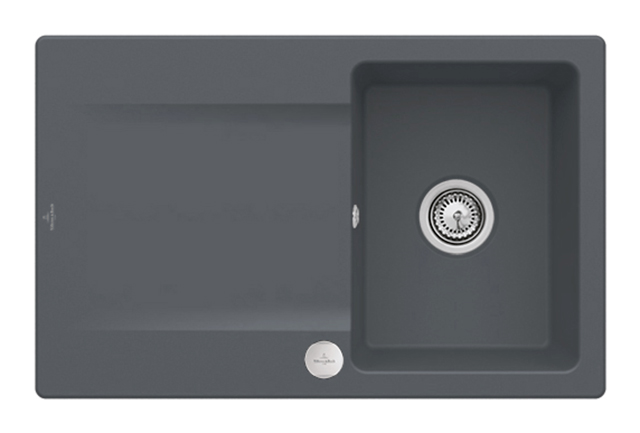 Villeroy Boch Einbauspuele Siluet 45 333402 800x510mm Rechteck Graphite CeramicPlus 333402i4 Villeroy Boch Einbauspuele Siluet 45 333402 800x510mm Rechteck Graphite CeramicPlus 333402i4