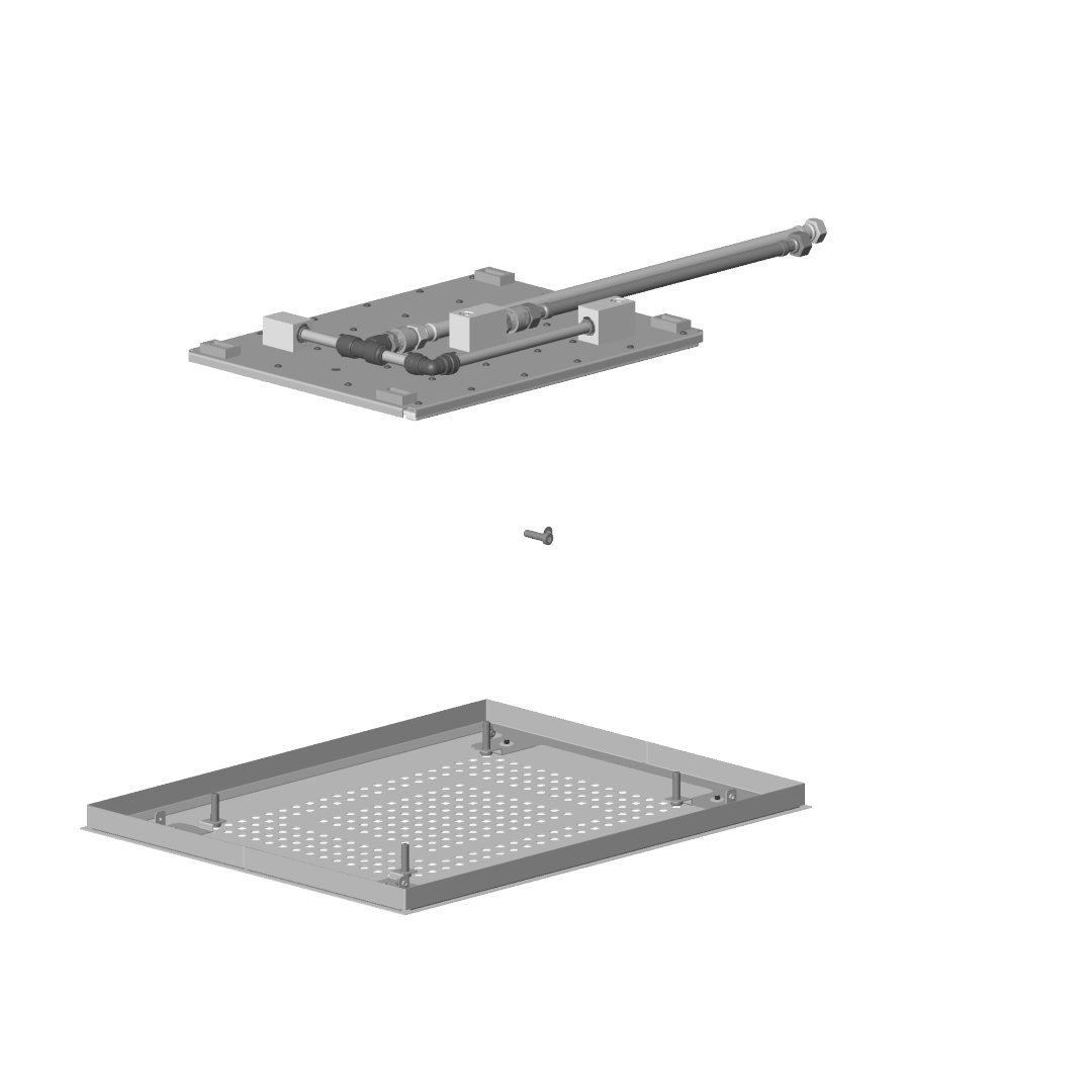 Dornbracht Umruestset zur Komb.m.BIG RAIN ET 90110211304 Edelstahl gebuerstet 90110211304-86