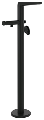 Villeroy Boch Einhebel-Badewannenarmatur Antao 155x240x880mm Rund Matt Black TVT111004000K5 Villeroy Boch Einhebel-Badewannenarmatur Antao 155x240x880mm Rund Matt Black TVT111004000K5