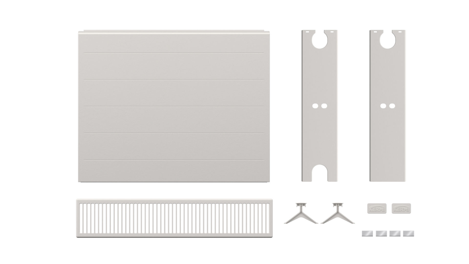 Kermi Upgrade Set Line V T22 600x500 Glanzsilber Metallic ZA02420086 Kermi Upgrade Set Line V T22 600x500 Glanzsilber Metallic ZA02420086