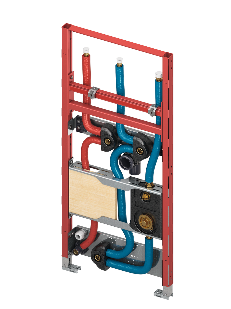 TECEprofil Waschtischmodul z. Anschluss Durchlauferh. inkl. Montagebl.,BH1120 mm 9310022