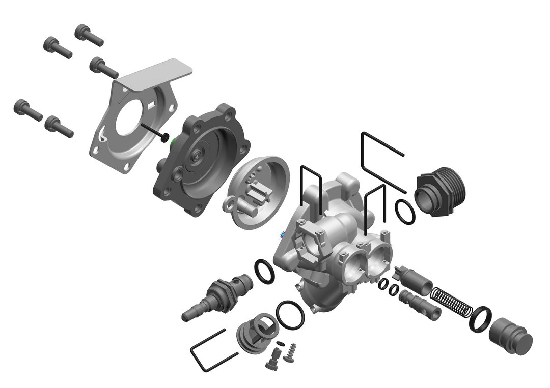 BOSCH Ersatzteil TTNR: 8738728064 Wasserarmatur (Oval-Membran) (schwarz) BOSCH Ersatzteil TTNR: 8738728064 Wasserarmatur (Oval-Membran) (schwarz)
