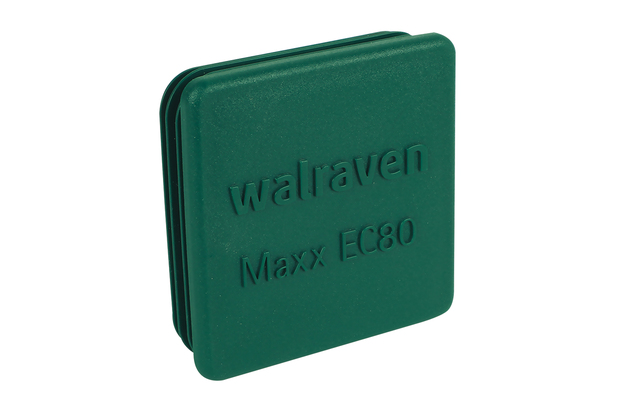 Walraven Profilendstopfen Maxx EC80 Polyethylen 80x80x32 gruen 6566808